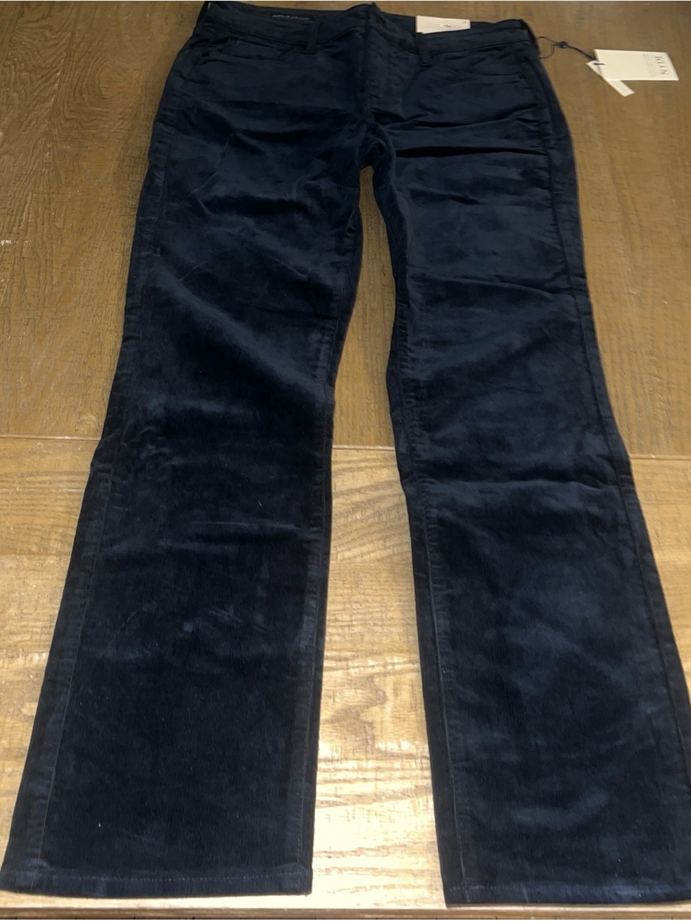 NYDJ Women's Corduroy Pants Black Size 8 Marilyn Straight - Picture 1 of 8